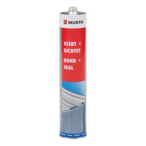 WÜRTH Konstruktionsklebstoff Klebt + Dichtet, weiss, 300ml