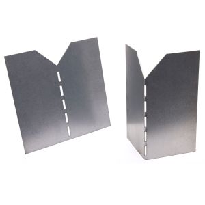 Kiesfangleisteneckverbinder MAGNELIS Stahl, 0,75mm, Höhe 60-120 mm