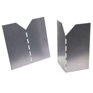 Kiesfangleisteneckverbinder Alu 1,5mm, Höhe 60-120 mm