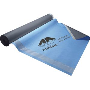 AirTex Pro Extra 1 DSK Unterspannbahn, blau 170g /m² dunkle Unterseite (75 m² Rolle)