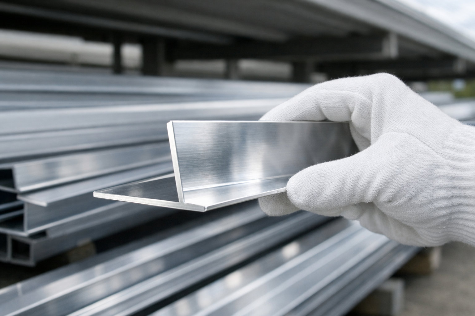 Lagerung Metallprofile